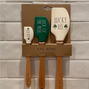 Rae Dunn St Patricks Day Spatula Set 3 Piece